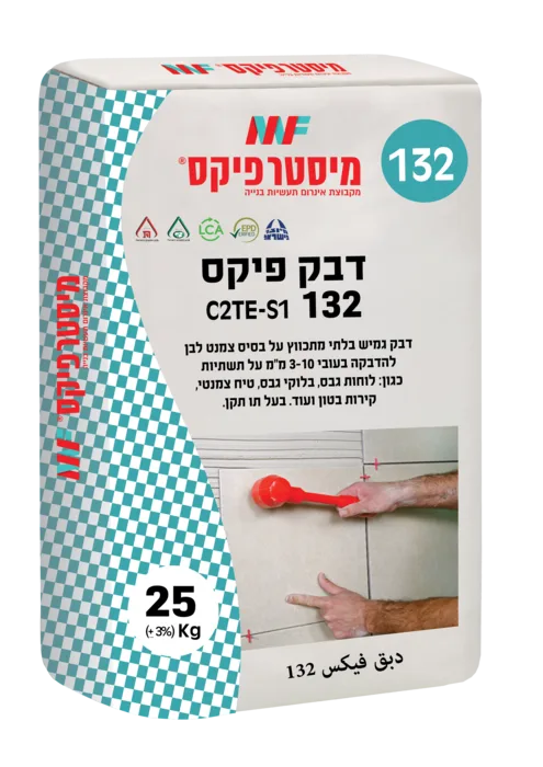 מיסטר פיקס דבק קרמיקה 132 שק 25 ק"ג
