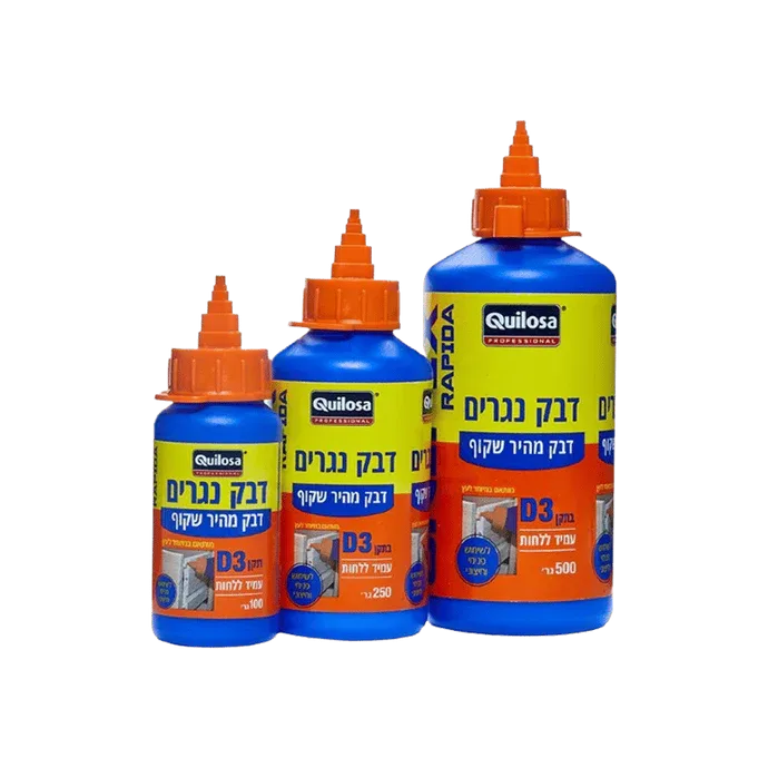 דבק נגרים תקן D3 לעץ 500 מ"ל