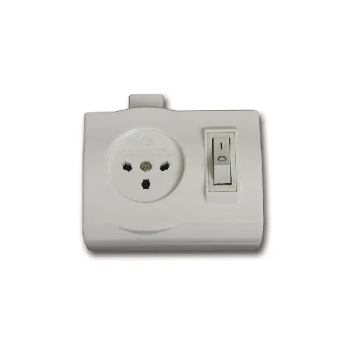 שקע כח עם מפסק זרם YARDEN בצבע לבן מתח/זרם 230V/16A FETAYA