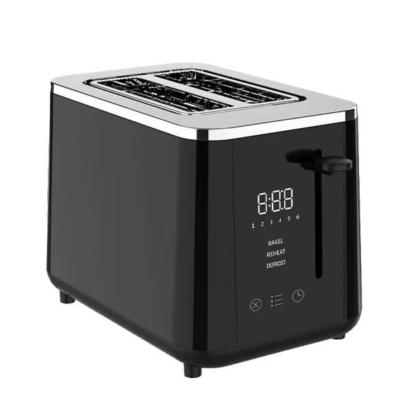 מצנם 2 פרוסות דיגיטלי שחור דגם MT-RP2L21W