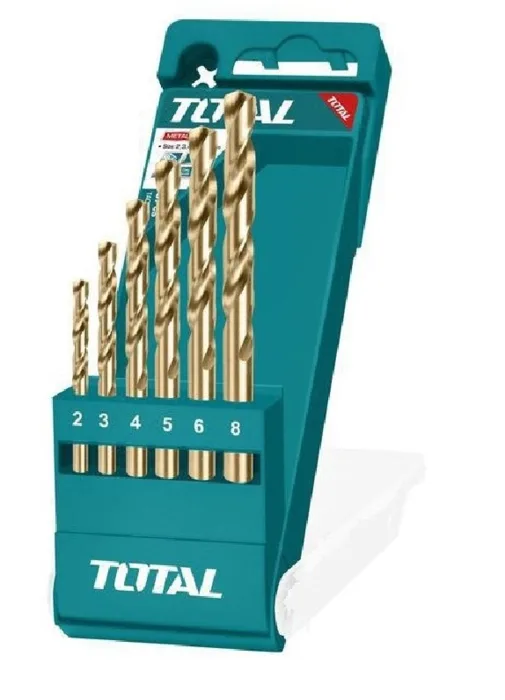 סט 6 מקדחים איכותי למתכת