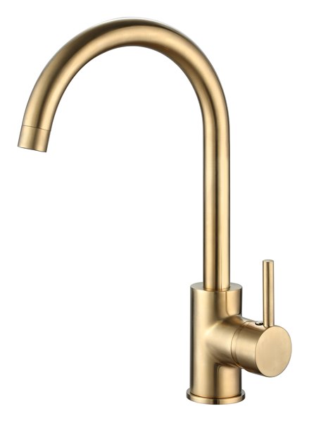 ברז פרח ארוך DONALD זהב מוברש AQUILA PREMIUM