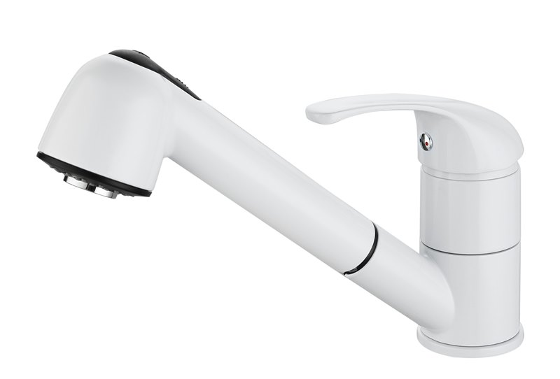 ברז נשלף PALOMA לבן AQUILA