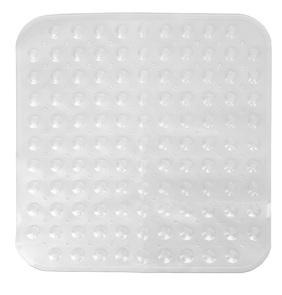 שטיחון למקלחון למניעת החלקה 53X53 ס״מ נקודות שקופות