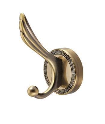 קולב מגבות בודד אלומיניום רומא ברונזה