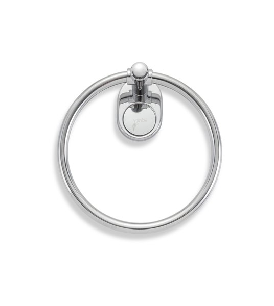 מתלה למגבת טבעת צוף כרום ניקל