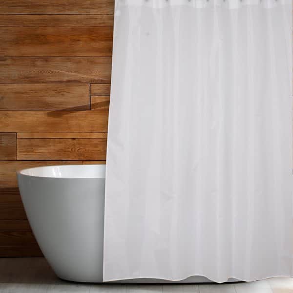 וילון אמבט לבן 2.40 מטר