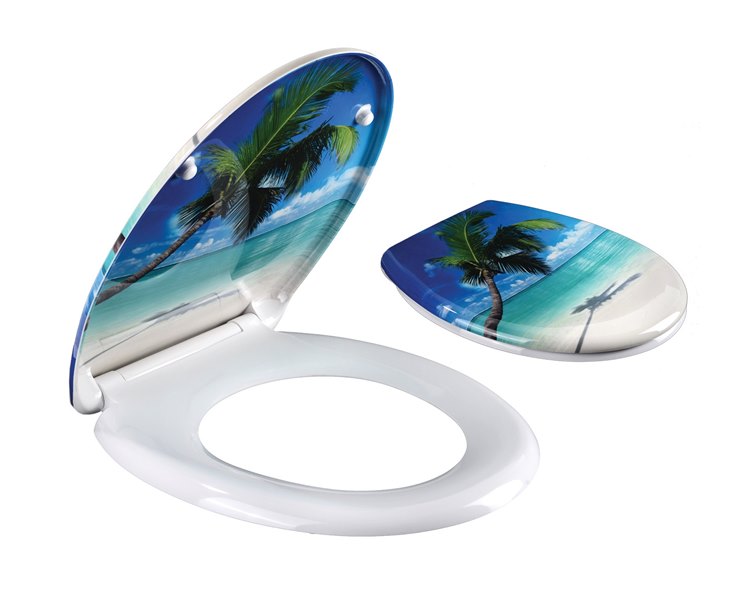 מושב אסלה טריקה שקטה התקנה עילית חוף ים