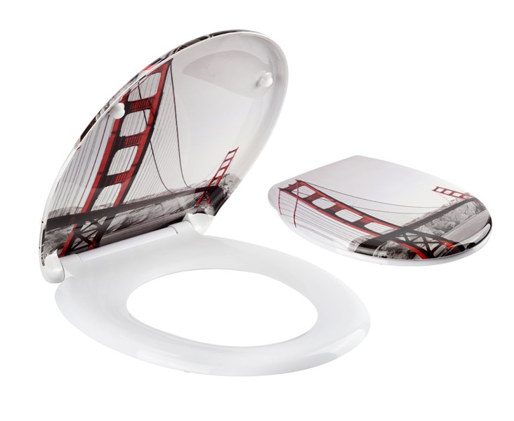 מושב אסלה טריקה שקטה התקנה עילית סאן פרנסיסקו