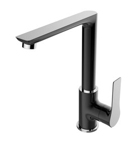 ברז פרח גבוה BRANT שחור/כרום AQUILA PREMIUM