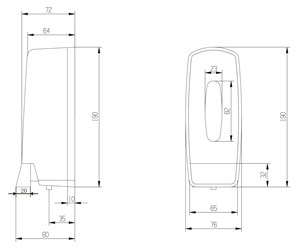 דיספנסר רב שימושי 350 מ"ל טמיר שחור