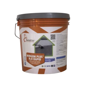 ווינגום פלוס רפיד-WINGUM PLUS H20 RAPID איטום במריחה צבע אפור 5 ק"ג