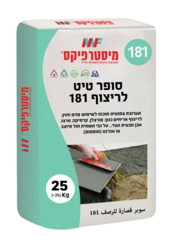 מיסטר פיקס טיט לריצוף 181 שק 25 ק"ג