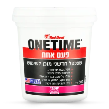 One Time – חומר מוכן למילוי קירות 500 מ"ל