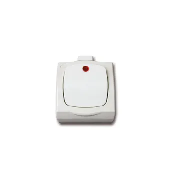 לחצן מדרגות מואר YARDEN בצבע לבן מתח/זרם 230V/10A FETAYA