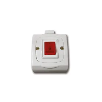 מפסק לדוד מואר רוקר YARDEN בצבע לבן מתח/זרם 230V/10A FETAYA