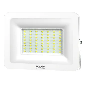 פנס הצפה בצבע לבן מדגם 50W SUPER SKINNY אור קר FETAYA