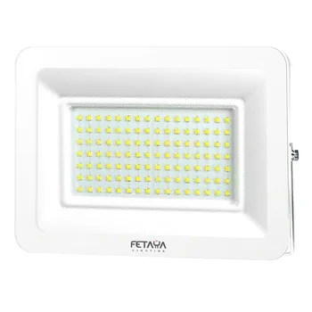 פנס הצפה בצבע לבן מדגם 100W SUPER SKINNY אור קר FETAYA